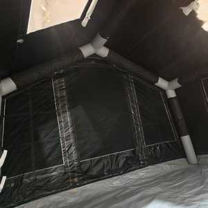 <span class=keywords><strong>Tente</strong></span> de Glamping <span class=keywords><strong>Gonflable</strong></span> Blanche Minimaliste 8 Personnes, Étanche, Double Portes, Double Fenêtres Panoramiques, Marque Privée, pour Jardin, 8 420D - Product Image 6