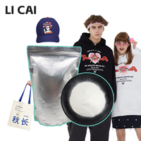 Poudre adhésive thermofusible DTF en acrylique de qualité supérieure LICAI, lavable et haute élasticité