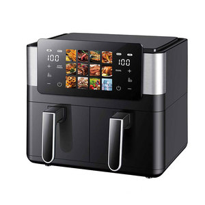 Friteuse à air intelligente transfrontalière à double compartiment 8L avec revêtement céramique pour usage domestique - Product Image 2