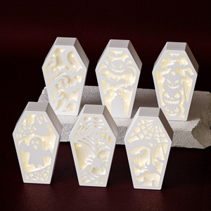 แม่พิมพ์ DIY โคมไฟตั้งโต๊ะฮาโลวีนแบบทำมือจัมพ์สูทตัดตารางฮาโลวีนเรซินอีพ็อกซี่เรซินแมงมุมไข่ค้างคาวเครื่องมือทำเค้ก - Product Image 2