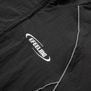 2 Pieces Vintage Outdoor Camping Zipper Nylon Unisex Windbreaker Jacket Set <strong>Tracksuit</strong> - Product Image 6