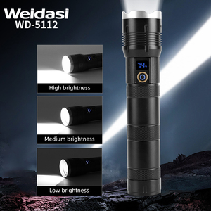 Weidasi Hot Bán item Telescopic Zoom Mini BRIGHT ánh sáng tiện ích hợp kim nhôm trắng LED Ngọn Đuốc Đèn chiến thuật đèn pin - Product Image 6