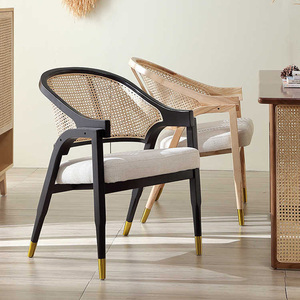 Muebles de restaurante de gama alta personalizados sillas de comedor de ratán francés adecuado para restaurantes, hoteles y cafeterías - Product Image 3