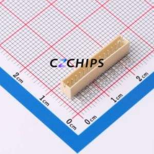 HCZZ0002-14 Wire-to-Board Pin Header Bent Lead Through Hole,P=1.5mm Connector 1x14P 1.5mm Right Angle Insert ZH - Product Image 1