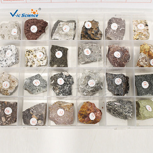 24 tipos de especímenes de rocas ignífugas, especímenes de rocas naturales de grado didáctico, para uso en laboratorios de geología de primaria. - Product Image 3