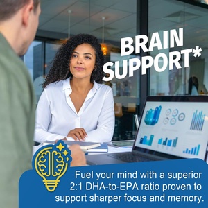 Thuần Chay <span class=keywords><strong>Omega</strong></span> 3 Cá Dầu DHA Epa Ala Bổ Sung Với 5000iu Vitamin D3 K2 Coq10 Cho Phụ Nữ Người Đàn Ông - Product Image 4