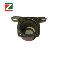 Pièces de rechange pour machines ZhuoTai en acier brossé, ovales, à double découpe, imprimées, personnalisation OEM, pièces de tôlerie