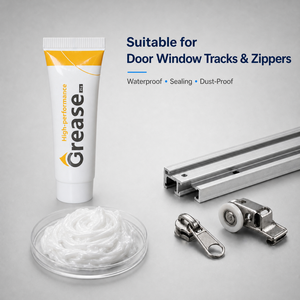 Graisse silicone d'étanchéité imperméable en tube de 20 g pour rail de porte et fenêtre, grand format - Product Image 1