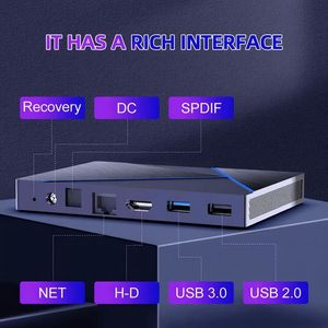 Android TV Box H96Max V56 12 Amlogic S905W 4K 2.4G/5GHz WiFi Smart TV BT 2GB/4GB/8GB RAM 16GB/32GB/64GB ROM OEM ODM Logotipo Personalizado - Product Image 2