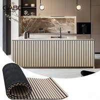 Panneaux acoustiques décoratifs modernes en MDF et polyester, nouvelle conception, pour l'insonorisation des hôtels et appartements, avec absorption acoustique
