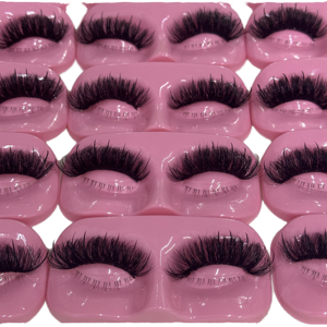 Pestañas Postizas de Marca Privada, Tipo Tira Superior e Inferior, con Aspecto de Extensión, 25mm, Efecto Spike Wispy, Venta al por Mayor, Hechas a Mano, de Visón Esponjoso - Product Image 1