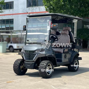 Carrito de Golf Eléctrico de 6 Plazas en Oferta, Pantalla Táctil, Luces LED, Diseño de Lujo, Alimentado por Litio, Homologado para Circular por la Calle - Product Image 1