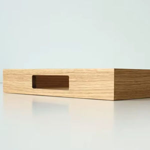 Bandeja de Madera Artesanal para Servir, Hermosa, Funcional, Ecológica, Ideal para Cenas, Regalos y Uso Doméstico - Product Image 1