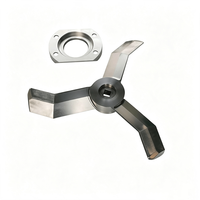 Service d'atelier de fabrication de tôles sur mesure pour lames de mélange, pièces en acier inoxydable, découpe laser, structure de soudage de cadres