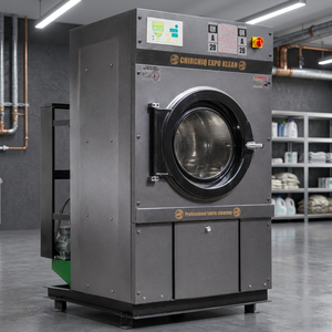 Séchoir industriel électrique 25 kg triphasé entièrement automatique autonettoyant 380 V pour les opérations de blanchisserie - Product Image 3
