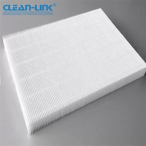 Tùy chỉnh phòng sạch ULPA Lọc HVAC Bộ lọc không khí 0.3μm sợi thủy tinh giấy H13 H14 HEPA lọc phương tiện truyền thông CuộN - Product Image 4