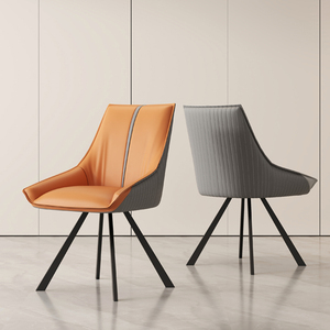 Wholesale <strong>Italy</strong> Kitchen Dinning Room Chair Italian Nordic Luxury Upholstered Fabric <strong>Leather</strong> Dining Chairs for Restaurant - Product Image 5