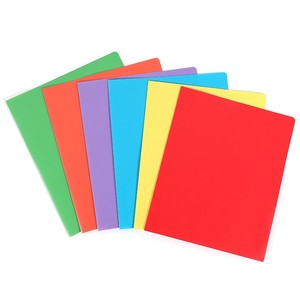 Porte-documents A4 en PP à deux poches, dossier en plastique robuste avec emplacement pour cartes de visite, pour organiser les papiers du bureau ou de l'école - Product Image 3
