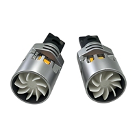 Ampoule LED de recul T15 Super CANBUS 12W 12-50V Blanc Jaune Rouge avec ventilateur de refroidissement
