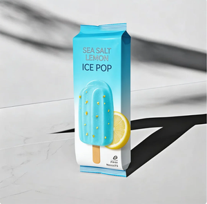 Feuille d'aluminium de qualité alimentaire thermoscellée plastique laminé biodégradable Mylar sac congelé crème glacée emballage Popsicle - Product Image 2