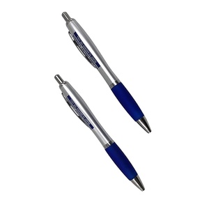 Best <b>Cheap</b> Rubber Grip Click Promotional Plastic Ballpoint Pen with Customized Logo - Product Image 5