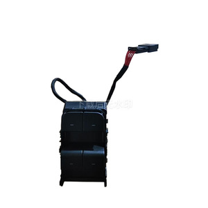 Interrupteur de lève-vitre Tesla Model 3 Model Y 1081037-01-F Unité de commande principale électrique noire - Product Image 2