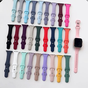 Correa Delgada de Silicona para Relojes <span class=keywords><strong>Apple</strong></span> de 38 mm, 40 mm, 41 mm, Brazalete Deportivo para Mujer, Repuesto para Relojes <span class=keywords><strong>Apple</strong></span> <span class=keywords><strong>Serie</strong></span> 9, 8, 7, <span class=keywords><strong>6</strong></span>, 5 - Product Image 2