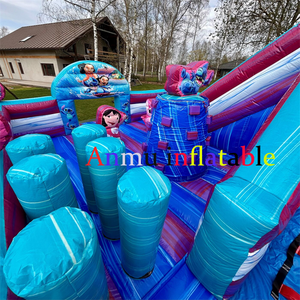 Combinaison de trampoline gonflable et de toboggan sur le thème des personnages de Star Chicks, adorés des enfants - Product Image 5