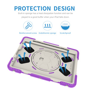 Ốp Máy Tính Bảng Màu Cầu Vồng Mới Cho Trẻ Em Dành Cho iPad Air 4 2020 Air 5 2021 10.9 Inch Có Giá Đỡ Bút Chì Thông Minh - Product Image 4
