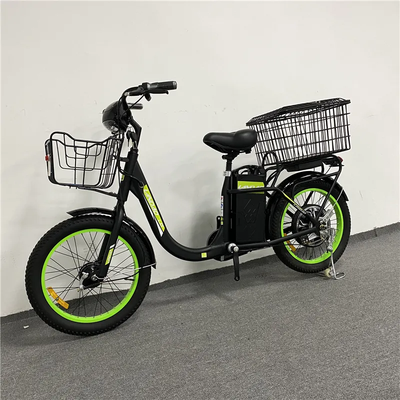 2020 Fast Food Pizza Levering E Elektrische Cargo Fiets Verkoop 350 W 48V 20 Ah/24 Ah Lithium batterij Elektrische Levering Bike