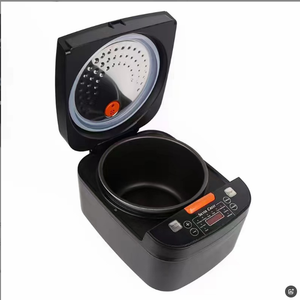 Olla <span class=keywords><strong>Arrocera</strong></span> Eléctrica Inteligente Multifuncional de Gran Capacidad (5L) con Recipiente Interior de Diseño Cuadrado de Plástico, Temporizador, 220V, <span class=keywords><strong>para</strong></span> Hotel - Product Image 1