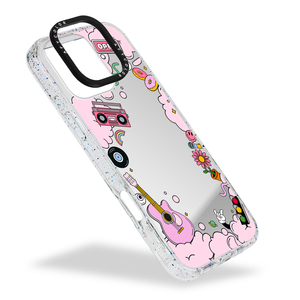 Vui Thiết Kế Gương iPhone 16/15 Tùy Chỉnh Bảo Vệ Điện Thoại Trường Hợp Máy Ảnh Bảo Vệ Thời Trang Cá Tính Sạc Không Dây - Product Image 3