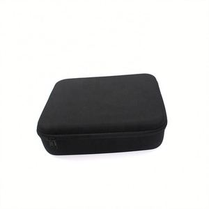 Étui portable ODM en mousse EVA imperméable et résistant à l'usure, noir, carré, avec fermeture éclair, pour chargeurs et accessoires de voyage 6 pouces - Product Image 2