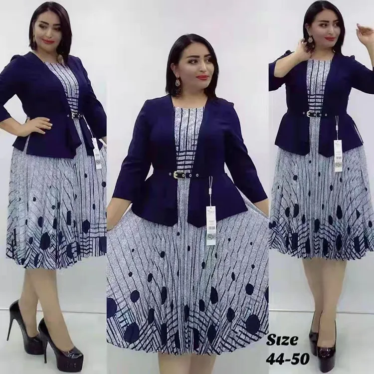 Ropa De Mujer ชุดเดรสผู้หญิงตุรกี,ชุดสองชิ้นชุดเสื้อผ้าทำงานสำหรับผู้หญิงแอฟริกัน