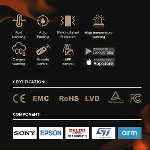 Quemador de bioetanol Smart APP inserto incorporado automático 70 PRO-LINE - Product Image 4