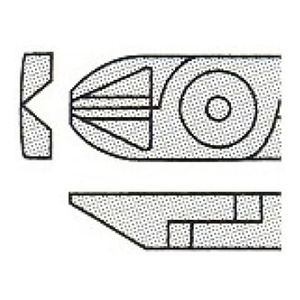 Finat L30GS 40 ° ใบมีดตัดด้านข้างสำหรับตัดลวด TR30และ TR35 - Product Image 1