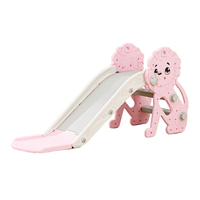 MDQ OEM Mini structure de jeu d'intérieur pour enfants en forme de lion, avec toboggan pliable multifonctionnel en plastique, pour 13-18 mois, usage domestique