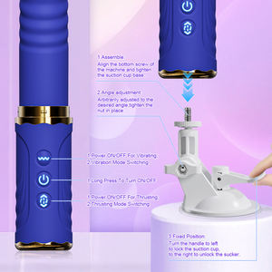 ZEROCHU Leistungsstarker Vibrationsstab mit 10 Stoßmodi, IPX7 Wasserdicht, Dildo für Frauen zur Klitoris- und G-Punkt-Stimulation, Masturbation - Product Image 3
