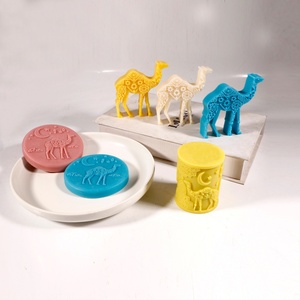 TangChu Camel Theme Pillar & Disk Silicone Mold <b>Set</b> for Making <b>Soap</b> Dishes, Jewelry Trays, Candles and Home Organizers - Product Image 2