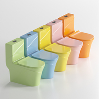 Haute qualité moderne avec des lignes water closet salle de bain porcelaine une pièce toilette couleur céramique cuvette de toilette