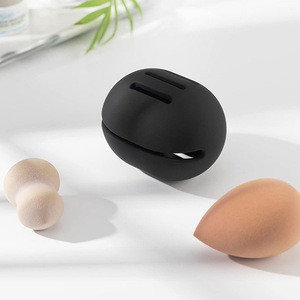 Custom Logo Silicone Makeup Sponge Holder Protective <b>Storage</b> <b>Box</b> Silicone <b>Make</b> <b>up</b> Holder for Travel Reuse Easy to Carry - Product Image 4