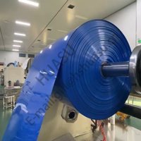 La feuille de plastique PET rouge transparente est utilisée pour le rouleau de film plastique thermoformage blister