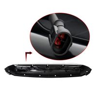 LUMA Nouvelle garniture de calandre supérieure avant en plastique de haute qualité, chromée noire, pour Toyota Tundra 2014-2021