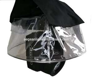 ที่มีคุณภาพที่แข็งแกร่งกันน้ำผ้า Oxford ย้ายหัวกลางแจ้งโปร่งใสพีวีซีปกฝน - Product Image 5