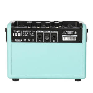 COOLMUSIC UNIQUE-15G แอมป์ขยายเสียงกีตาร์ไฟฟ้าแบบพกพา 15 วัตต์ ชาร์จไฟได้ ใช้แบตเตอรี่ลิเธียม เชื่อมต่อไมค์ไร้สาย - Product Image 5