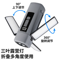 Lanterne de camping rechargeable à LED pliable et télescopique pour une utilisation en extérieur dans une tente de camping