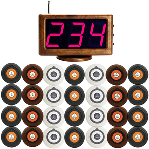 Gọi điện thoại không dây hệ thống với 28 cuộc gọi nút & hiển thị Receiver-Nhà hàng khách sạn bệnh viện phân trang & giọng nói phát sóng - Product Image 1