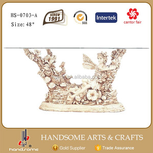 Bàn cà phê thủy tinh hiện đại với nhựa Sói Hoang Dã cho đồ nội thất phòng khách gia đình - Product Image 4