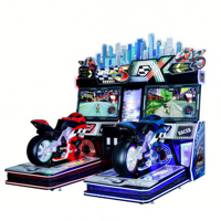 Simulateur de course de moto à 2 joueurs le plus populaire, machine de jeu d'arcade Moto GP authentique à monnayeur avec prix d'usine