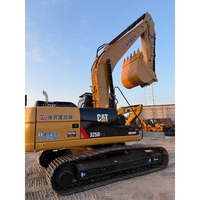 Excavatrice sur chenilles CAT 325D d'occasion des États-Unis, excavatrice hydraulique Caterpillar 325DL d'occasion, engin lourd de taille moyenne pour travaux routiers et miniers